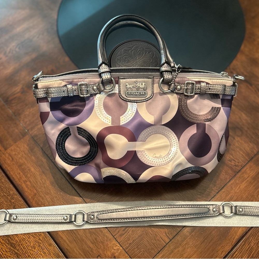 Coach Multicolor Circle Pattern Bag - image 4